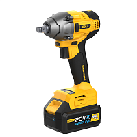 Аккумуляторный гайковерт Deli YS EDC230, 20 В, 320 Нм, 2 АКБ, 4 Ач, З/У 2А, коробка