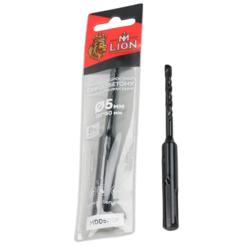 Бур M-Lion MDD5110P, по бетону, 5 х 110 мм, SDS+, двойная резьба Бур M-Lion MDD5110P, по бетону, 5 х 110 мм, SDS+, двойная резьба