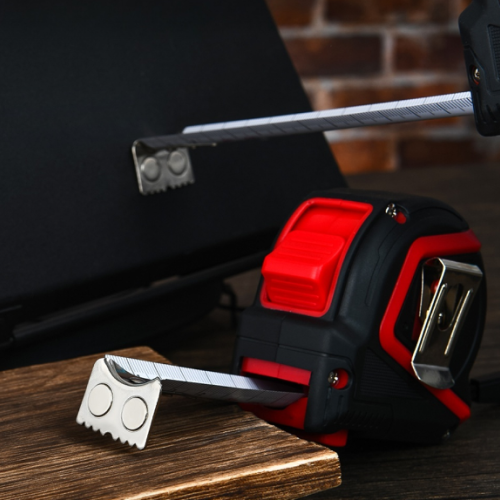 Рулетка Deli RS EDP5524, 8 м х 25 мм, нейлоновое покрытие фото 5