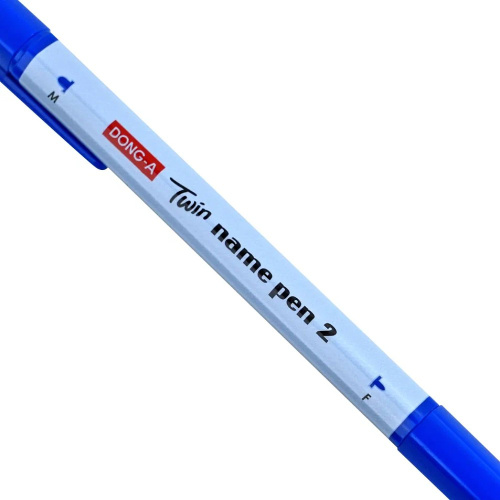 Маркер перманентный "Twin Name Pen", двусторонний фото 3