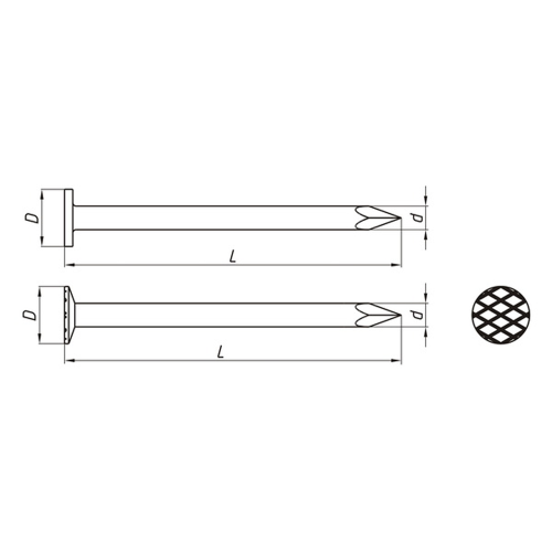 Гвозди строительные 3.5х90 мм, ГОСТ 4028-63, 1 кг фото 2