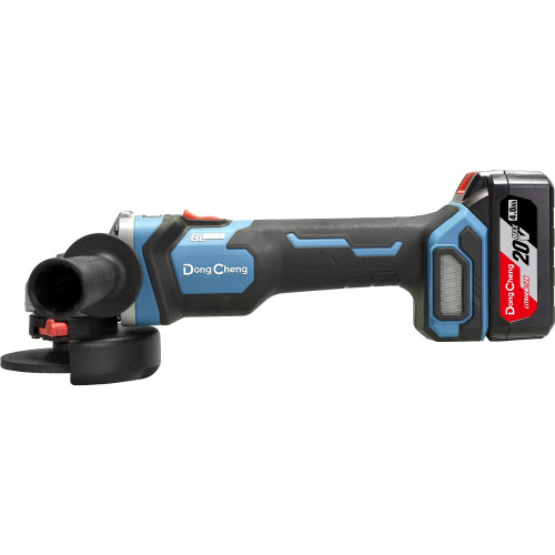 Угловая шлифмашина DongCheng DCSM04-125 (TYPE EM), 125 мм, 2 АКБ, 4 Ач, З/У 2 А фото 2