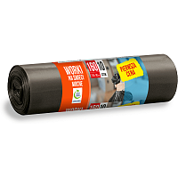 Мешки для мусора "Pierwsza Cena", 30 мкм, 160 л, 10 шт/рулон