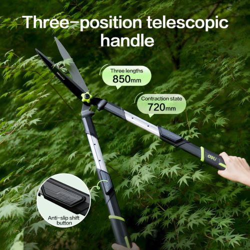 Сучкорез садовый Deli GS EDL-YL1005, 850 мм, черный/зеленый фото 5