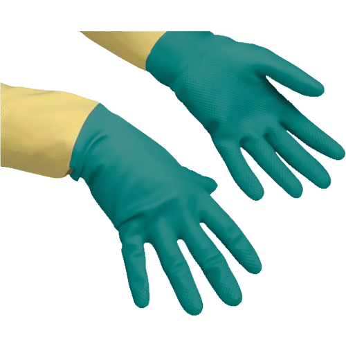 Перчатки хозяйственные "Vileda", усиленные, с внутренним х/б покрытием