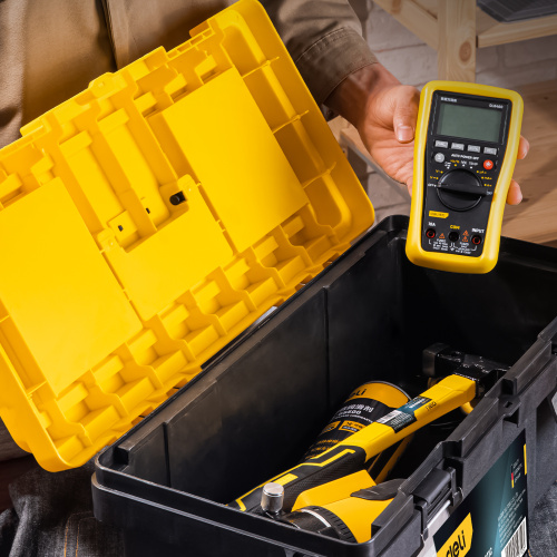 Ящик для инструмента Deli YS EDL-TC290 470x240x205 мм, пластм., металл. застежки фото 3