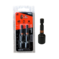 Бита M-Lion MHS1048-2, торцевая, 8х65 мм, 2 шт/упак