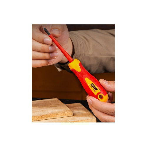 Отвертка Deli YS EDL514080, диэлектрическая, PH1 x 80 мм фото 4