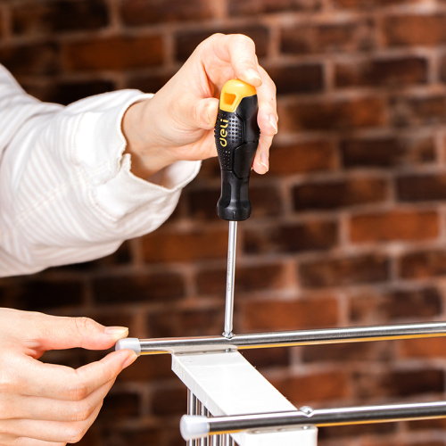 Набор отверток Deli YS EDL620006 (SL5x75, SL5x100, SL6x150, PH1x75, PH1x100, PH2x150), 6 шт. фото 7