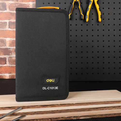 Набор ручного инструмента Deli YS EDL-C1013E 13 предметов, сумка фото 4