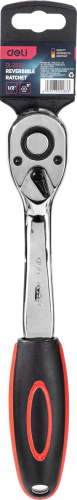 Ключ-трещотка Deli RS EDL2522 1/2", 254 мм, 72 зуба фото 2