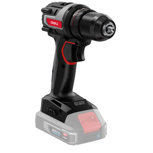 Аккумуляторная дрель-шуруповерт Deli RS EDE-DZ20-1, 20 В, 50 Нм, без АКБ и З/У, коробка фото 5