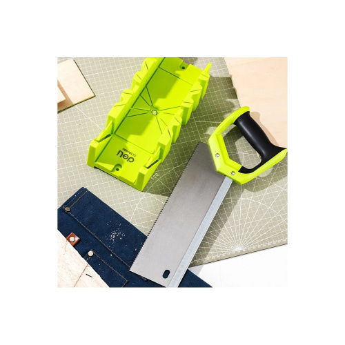 Стусло с ножовкой Deli GS EDL580900, 22.5°/45°/90°, 13 TPI, 300 мм, черный, зеленый фото 20 Стусло с ножовкой Deli GS EDL580900, 22.5°/45°/90°, 13 TPI, 300 мм, черный, зеленый фото 20