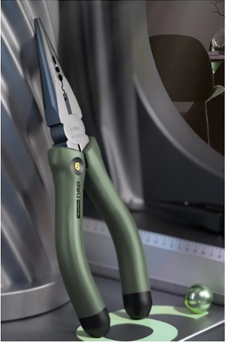 Набор ручного инструмента Deli HS EHT0008L 8 предметов, Soft Touch, зеленый фото 9