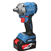 Аккумуляторный гайковерт DongCheng DCPB358 (TYPE EM) 20 В, 358 Нм, 2 АКБ, 4 Ач, З/У 2 А