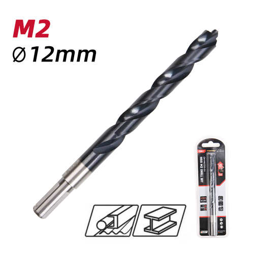 Сверло по металлу Deli RS EDH-MHZ120-E4, 12.0 мм, DIN 338, HSS-TiN фото 3