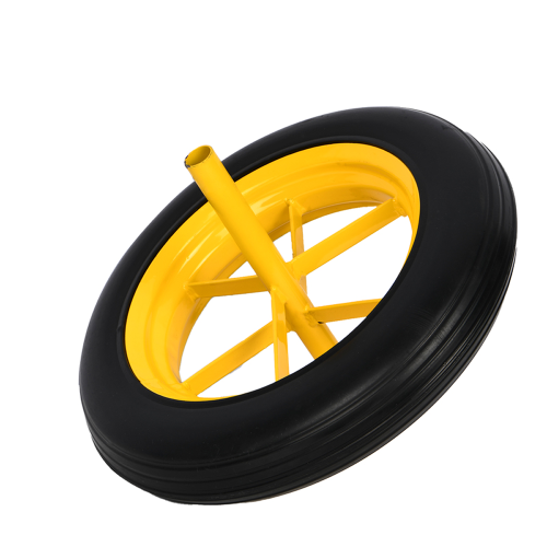 Колесо полиуретановое Deli YS EDL437065T, 14" х 4.00 фото 4 Колесо полиуретановое Deli YS EDL437065T, 14" х 4.00 фото 4
