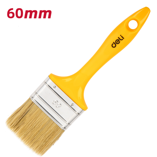 Кисть малярная Deli YS EDL509136, плоская, 2.4"-60 мм, смешанная щетина фото 5