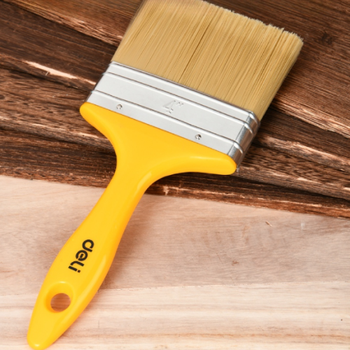 Кисть малярная Deli YS EDL509156, плоская, 4"-100 мм, смешанная щетина фото 3