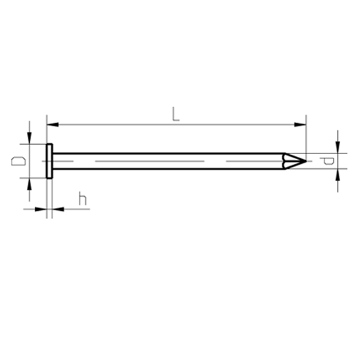Гвозди строительные 3.0 х 80 мм, ГОСТ 4028-63, 5 кг фото 3