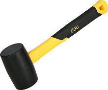 Киянка резиновая черная Deli YS EDL5916 0.45 кг, фибергласовая рукоятка