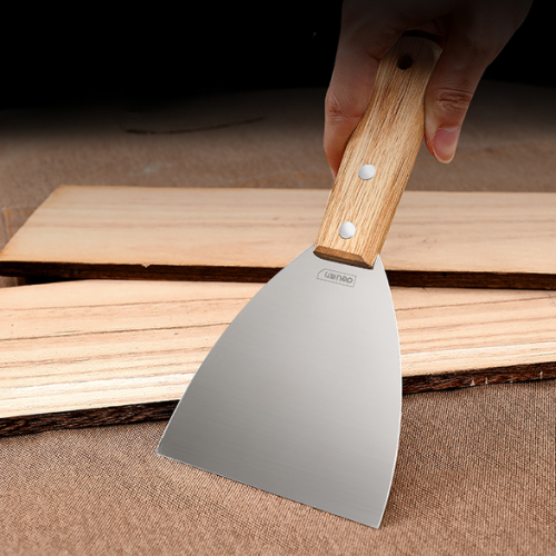 Шпатель Deli YS DL-HD2C, нержавеющий, 50 мм, деревянная рукоятка фото 2