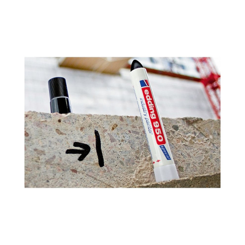 Маркер перманентный Edding "950", черный фото 2