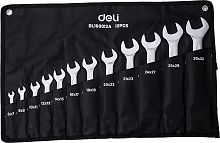 Набор ключей рожковых Deli YS EDL160012A 6-32 мм, 12 шт.