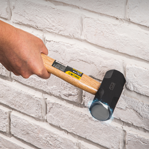 Кувалда Deli YS DL5203, 1.4 кг, деревянная рукоятка фото 5