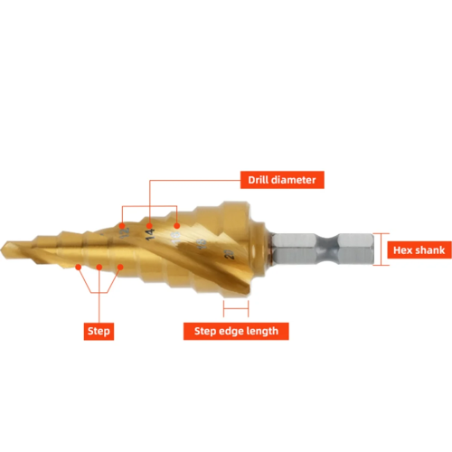 Сверло по металлу Deli YS EDH-JTZ020-E1, 4-20 мм, DIN 338 фото 9