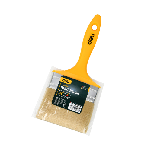 Кисть малярная Deli YS EDL509156, плоская, 4"-100 мм, смешанная щетина
