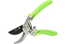 Секатор садовый цельнокованый Deli GS EDL580207, пружина, тефлон, 215 мм