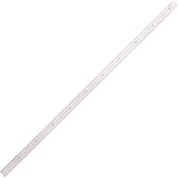 Линейка металлическая измерительная Deli "8100", 100 см, серебристый, -30%