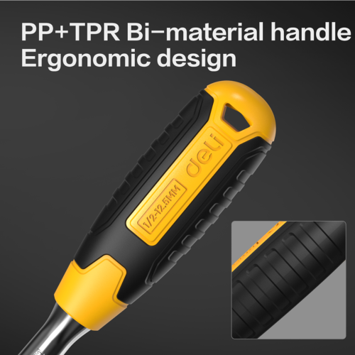 Ключ-трещотка Deli YS EDL2421 3/8", 200 мм, 45 зубов фото 6