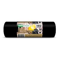 Мешки для мусора "Mirpack Стройка", 70 мкм, 180 л, 10 шт/рулон