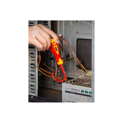 Отвертка Deli YS EDL514080, диэлектрическая, PH1 x 80 мм фото 2