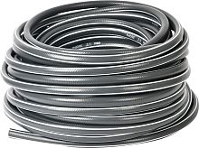 Шланг поливочный армированный четырёхслойный Deli GS EDL8072-30 1/2" ПВХ, 30 м, серый