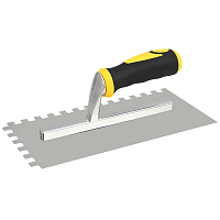 Гладилка  Deli YS EDL509321, нержавеющая, 280 x 130 мм, зуб 10 x 10 мм