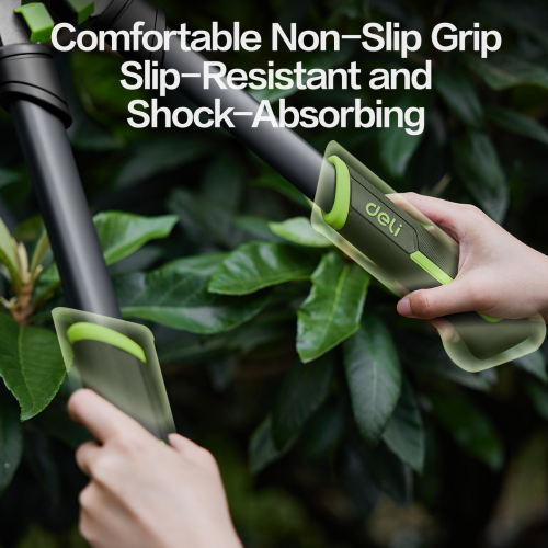 Сучкорез садовый Deli GS EDL-YL1006, 650 мм, черный/зеленый фото 6