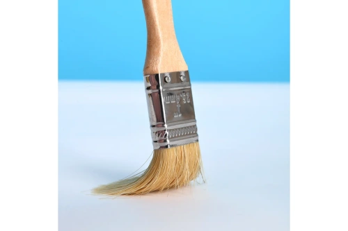 Кисть малярная плоская 1"-25 мм Deli YS EDL509121 деревянная рукоятка фото 2