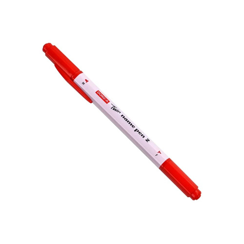 Маркер перманентный "Twin Name Pen", двусторонний фото 2