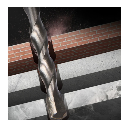 Бур по бетону Deli YS EDH-Y16210, 16 x 210 мм, SDS-PLUS фото 4