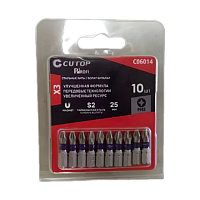 Бита стальная CUTOP C06014, PH 2х25мм, 10 шт/упак