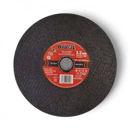 Круг отрезной по металлу BIVOL T41-355 x 3,2 x 25,4 мм