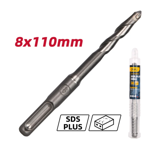 Бур по бетону Deli YS EDH-Y08110, 8 x 110 мм, SDS-PLUS фото 2
