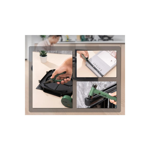 Набор ручного инструмента Deli HS EHT0006L 6 предметов, Soft Touch, зеленый фото 8