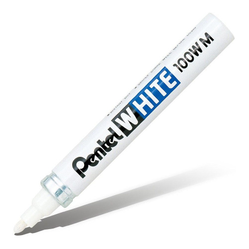 Маркер перманентный "X 100W-M", белый