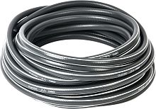Шланг поливочный армированный четырёхслойный Deli GS EDL8072-15 1/2" ПВХ, 15 м, серый