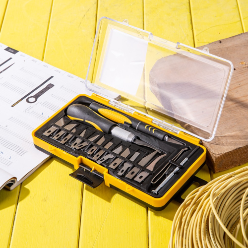 Набор многофункциональных ножей Deli YS DL-DP1, сменные насадки 16 шт. фото 5