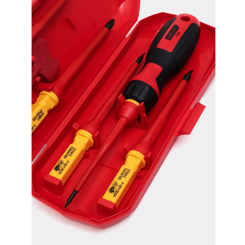 Набор отверток Deli YS DL510107, диэлектрические, 7 шт. фото 4